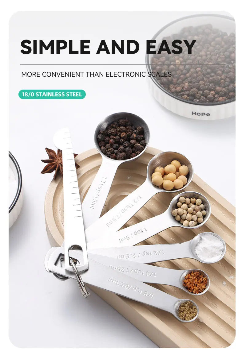Stainless Steel Measuring Spoons Set