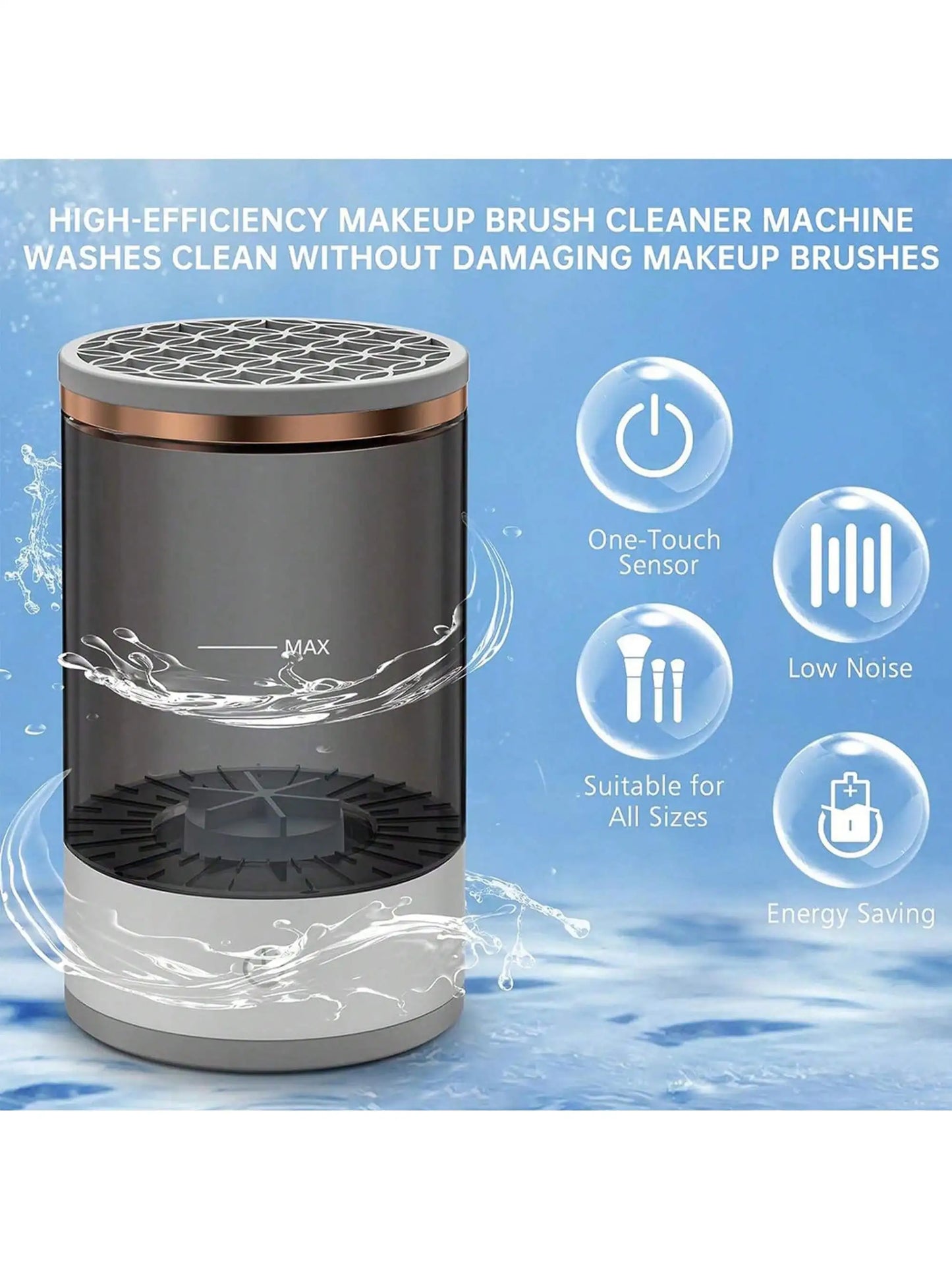 Automatic Makeup Brush Cleaner & Dryer
