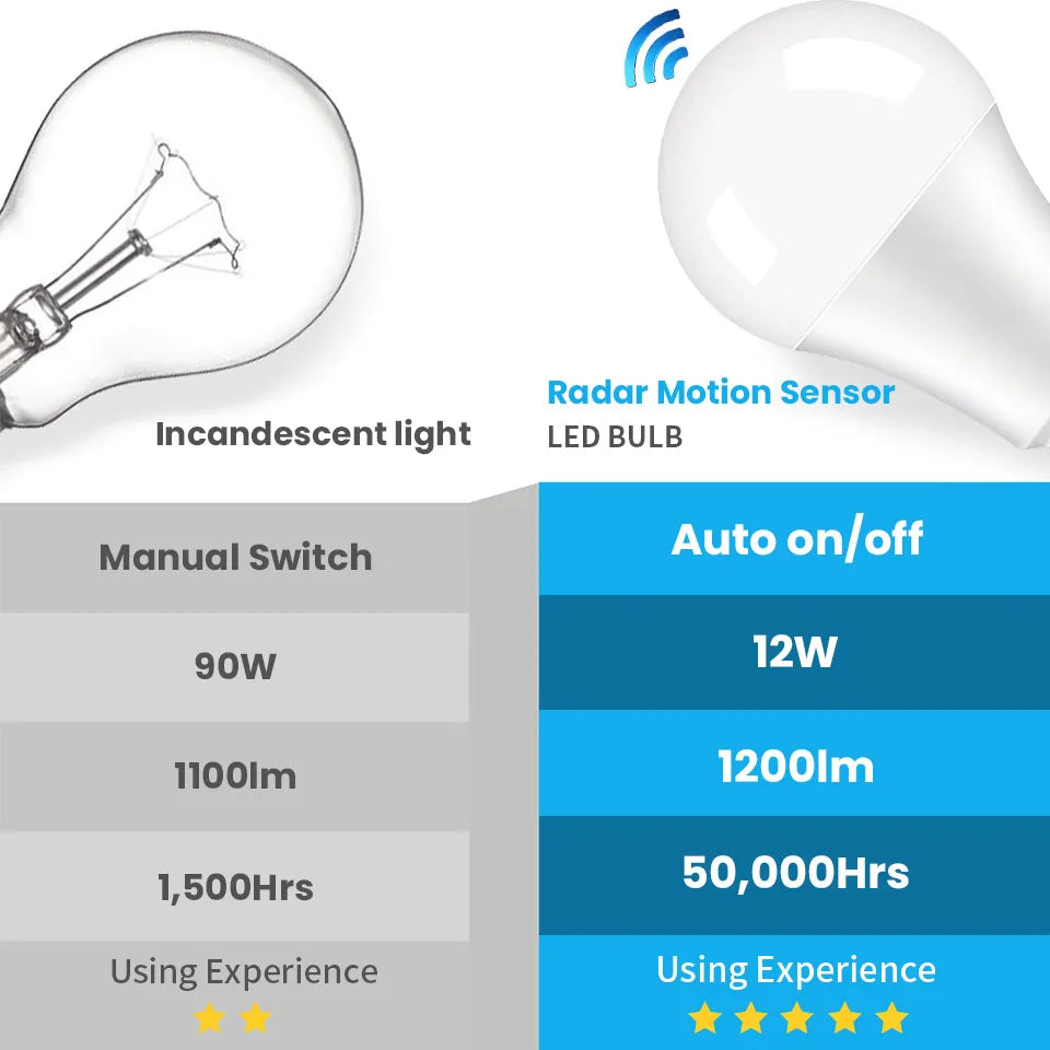 2 Piece LED Bulb Light