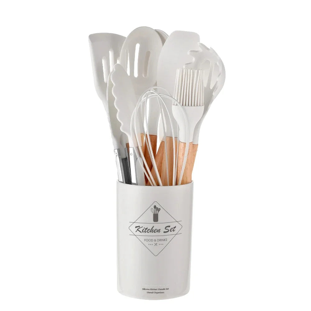 12 Piece Silicone Kitchenware Utensils Set