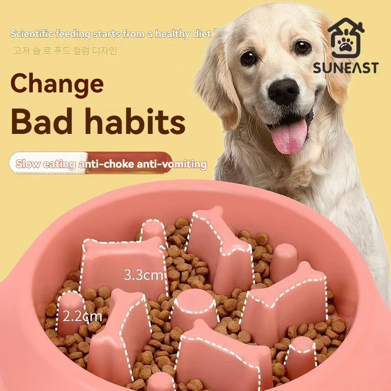 Slow Feeder Dog Bowl