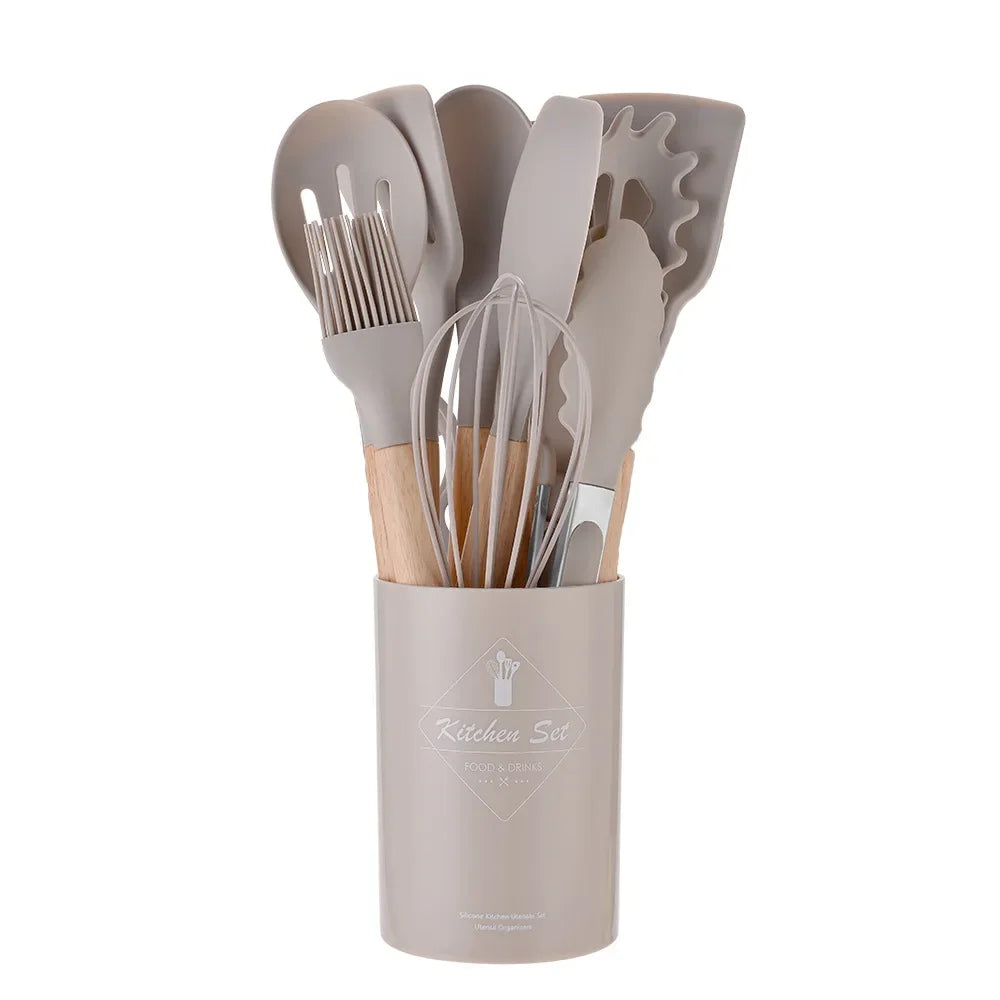 12 Piece Silicone Kitchenware Utensils Set