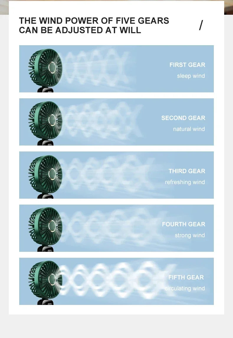 Handheld Mini Portable Fan