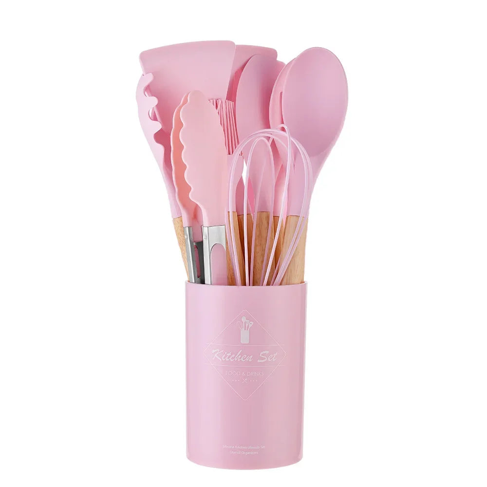 12 Piece Silicone Kitchenware Utensils Set