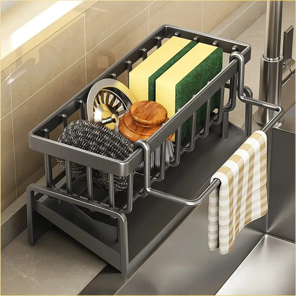 Kitchen Rag Drainage Caddy