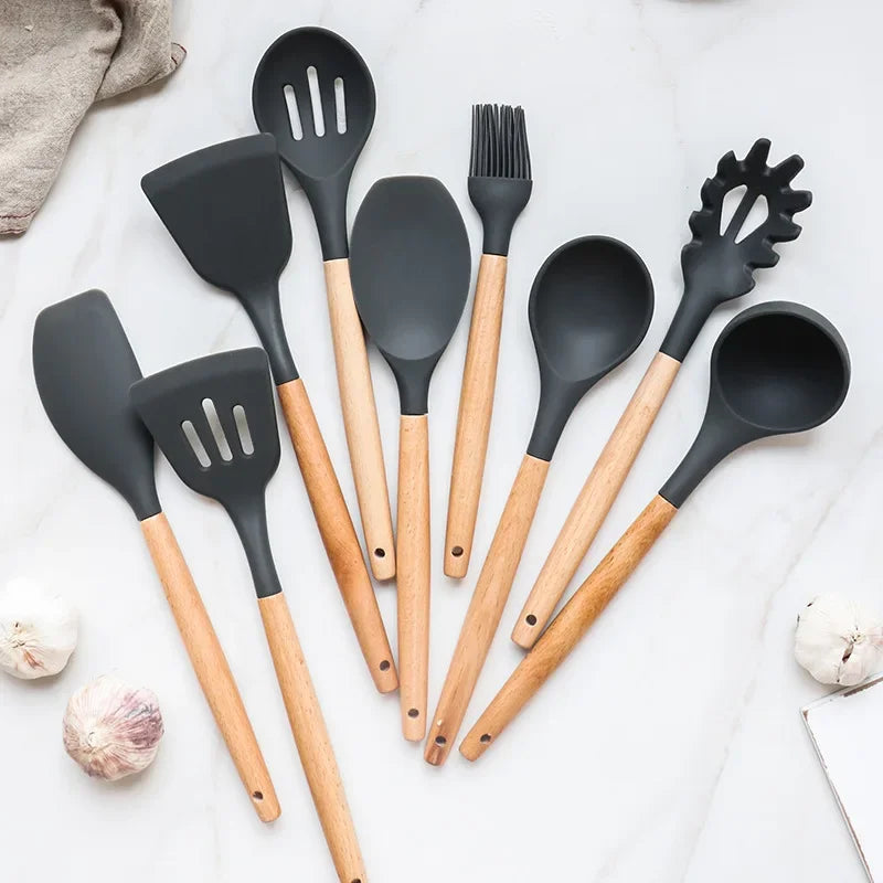 12 Piece Silicone Kitchenware Utensils Set