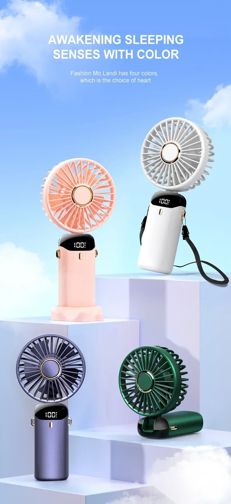 Handheld Mini Portable Fan