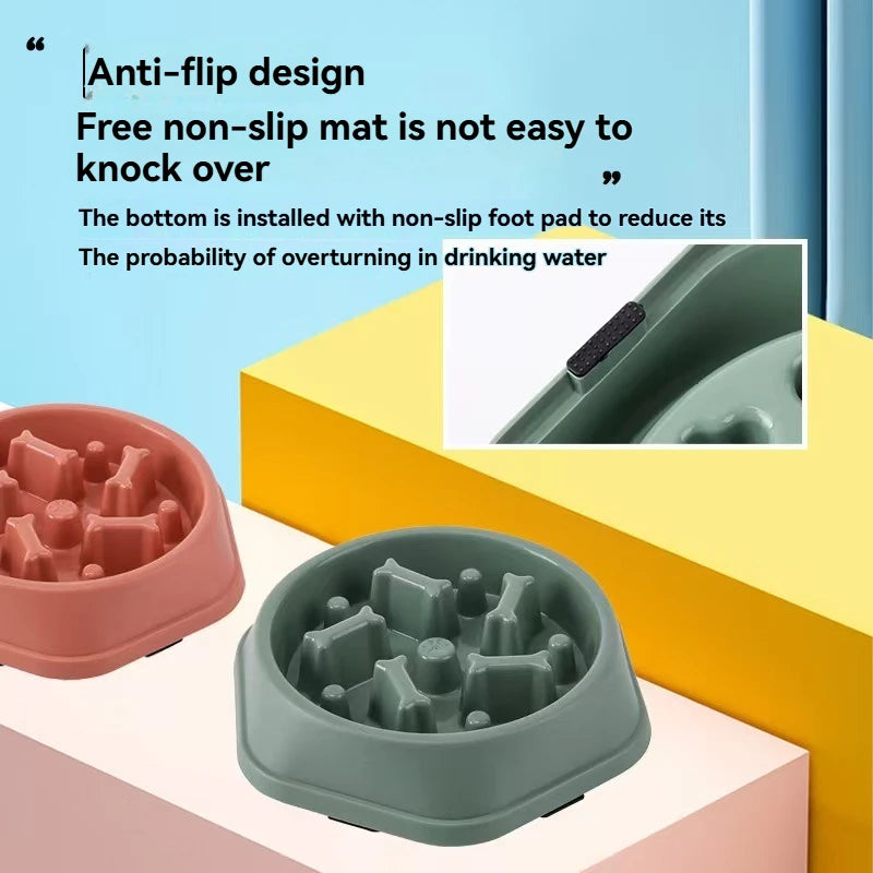 Slow Feeder Dog Bowl