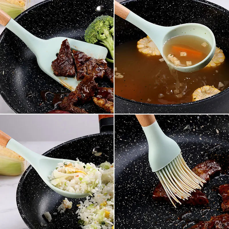 12 Piece Silicone Kitchenware Utensils Set